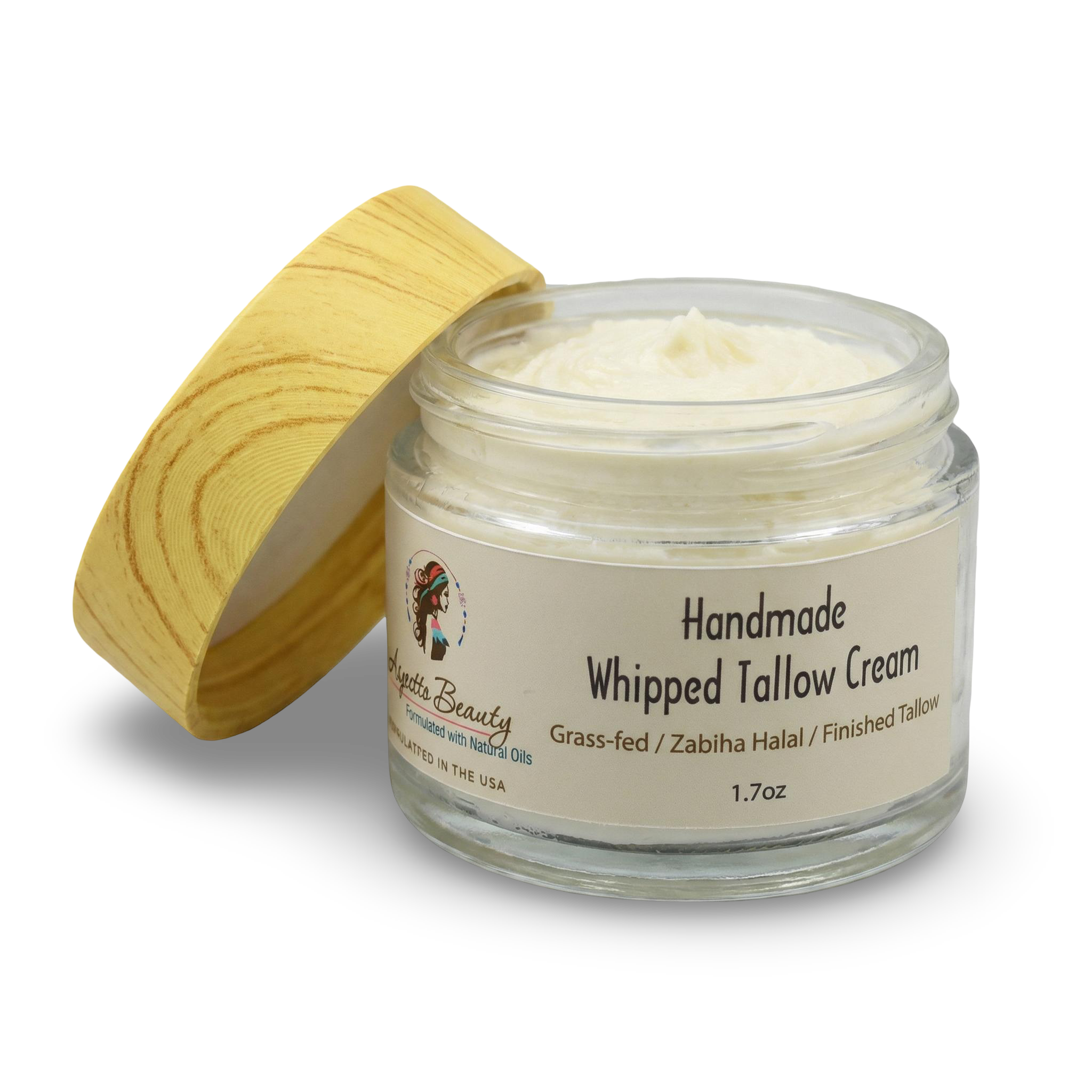 Aspetto Beauty Whipped Tallow Cream - Natural tallow moisturizer in a jar